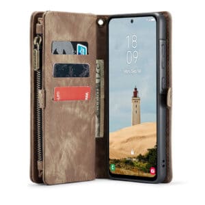 Solidenz Urban Wallet Samsung Galaxy S25 hoesje - Bruin - 3