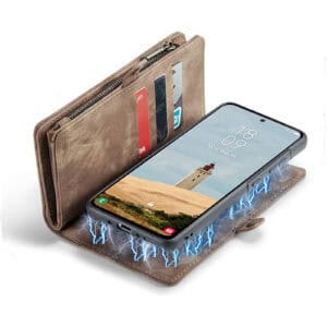 Solidenz Urban Wallet Samsung Galaxy S25 hoesje - Bruin - 7