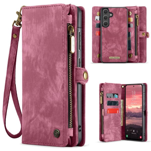 Solidenz Urban Wallet Samsung Galaxy S25 Plus hoesje - Rood