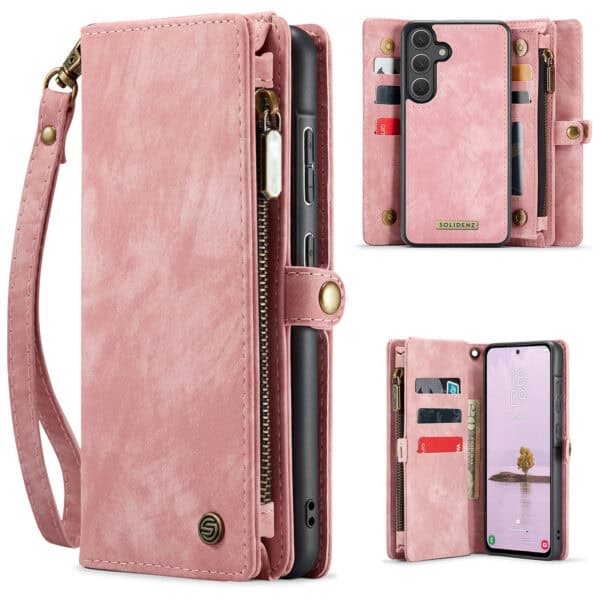 Solidenz Urban Wallet Samsung Galaxy S25 Plus hoesje - Roze