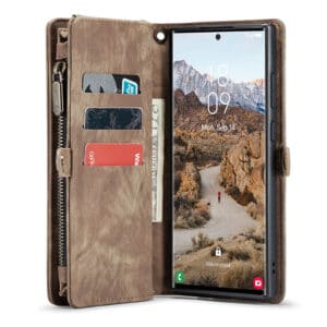 Solidenz Urban Wallet Samsung Galaxy S25 Ultra hoesje - Bruin - 3