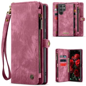 Solidenz Urban Wallet Samsung Galaxy S25 Ultra hoesje - Rood Main Image