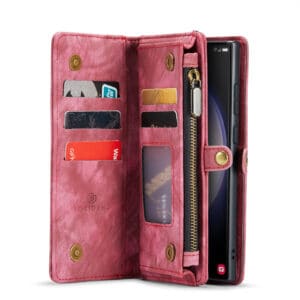 Solidenz Urban Wallet Samsung Galaxy S25 Ultra hoesje - Rood - 2
