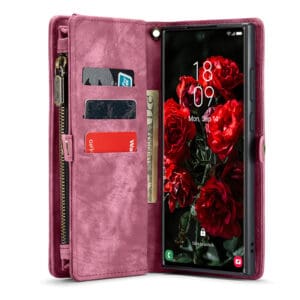 Solidenz Urban Wallet Samsung Galaxy S25 Ultra hoesje - Rood - 3