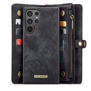 Solidenz Urban Wallet Samsung Galaxy S25 Ultra hoesje - Zwart - 4