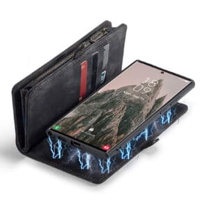 Solidenz Urban Wallet Samsung Galaxy S25 Ultra hoesje - Zwart - 7