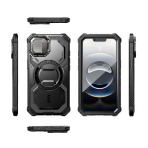 Armorbox iPhone 16e hoesje met screen protector - Zwart - 1