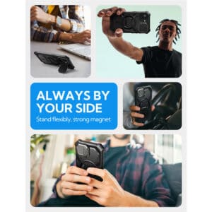 Armorbox iPhone 16e hoesje met screen protector - Zwart - 5