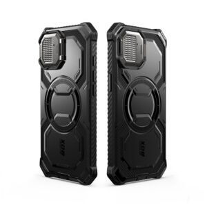 Armorbox iPhone 16e hoesje met screen protector - Zwart - 7