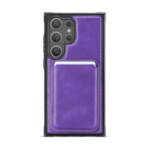 Solidenz MagSafe Wallet Backcover voor Samsung Galaxy S24 Ultra - Paars - 2
