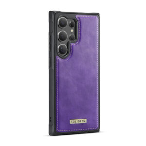 Solidenz MagSafe Wallet Backcover voor Samsung Galaxy S24 Ultra - Paars - 3