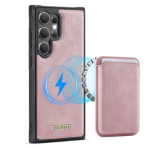 Solidenz MagSafe Wallet Backcover voor Samsung Galaxy S24 Ultra - Roze Main Image