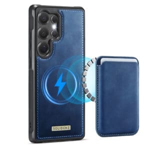 Solidenz MagSafe Wallet Backcover voor Samsung Galaxy S25 Ultra - Blauw Main Image
