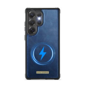 Solidenz MagSafe Wallet Backcover voor Samsung Galaxy S25 Ultra - Blauw - 4