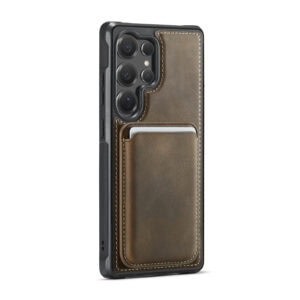 Solidenz MagSafe Wallet Backcover voor Samsung Galaxy S25 Ultra - Bruin - 1