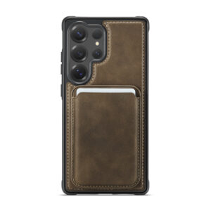 Solidenz MagSafe Wallet Backcover voor Samsung Galaxy S25 Ultra - Bruin - 2