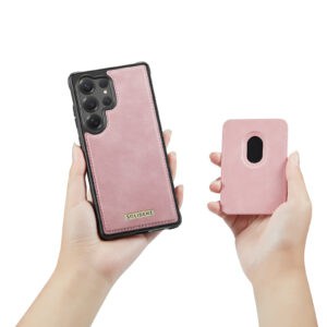 Solidenz MagSafe Wallet Backcover voor Samsung Galaxy S25 Ultra - Roze - 9
