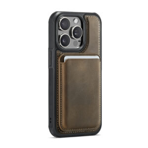 Solidenz MagSafe Wallet Backcover voor iPhone 15 Pro Max - Bruin - 1