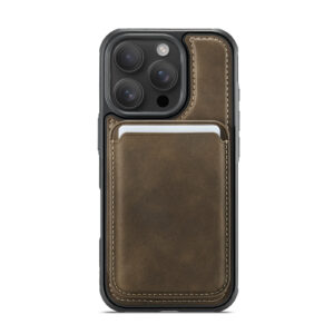Solidenz MagSafe Wallet Backcover voor iPhone 15 Pro Max - Bruin - 2