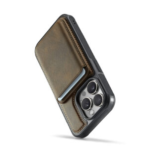 Solidenz MagSafe Wallet Backcover voor iPhone 15 Pro Max - Bruin - 7