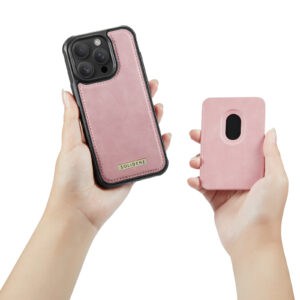 Solidenz MagSafe Wallet Backcover voor iPhone 15 Pro Max - Roze - 9