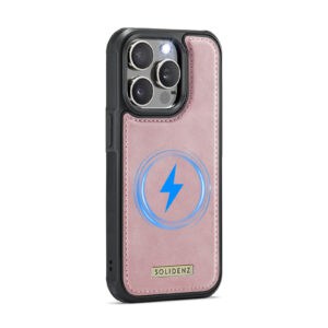 Solidenz MagSafe Wallet Backcover voor iPhone 15 Pro Max - Roze - 3