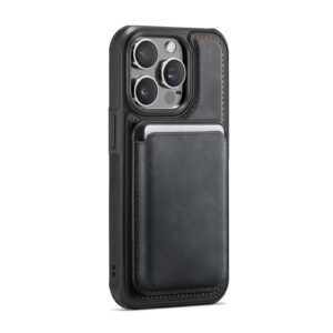 Solidenz MagSafe Wallet Backcover voor iPhone 15 Pro - Zwart - 1