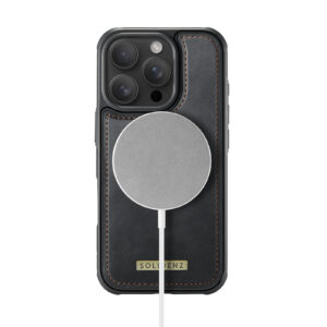 Solidenz MagSafe Wallet Backcover voor iPhone 15 Pro - Zwart - 5