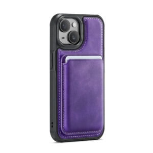 Solidenz MagSafe Wallet Backcover voor iPhone 15 Plus - Paars - 1