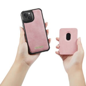 Solidenz MagSafe Wallet Backcover voor iPhone 15 Plus - Roze - 9