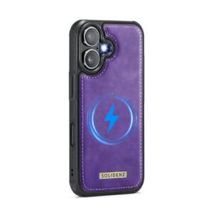 Solidenz MagSafe Wallet Backcover voor iPhone 16 Plus - Paars - 3