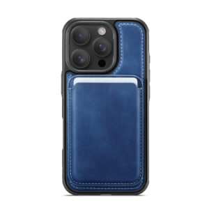 Solidenz MagSafe Wallet Backcover voor iPhone 16 Pro - Blauw - 2