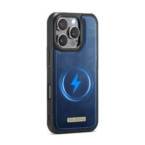 Solidenz MagSafe Wallet Backcover voor iPhone 16 Pro - Blauw - 3