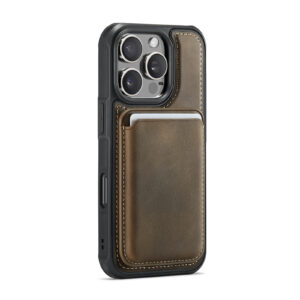 Solidenz MagSafe Wallet Backcover voor iPhone 16 Pro Max - Bruin - 1