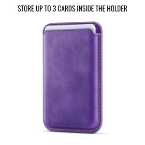 Solidenz MagSafe Wallet Backcover voor iPhone 16 Pro Max - Paars - 5