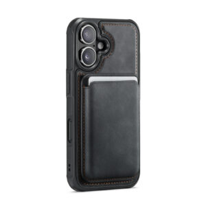 Solidenz MagSafe Wallet Backcover voor iPhone 16 - Zwart - 1