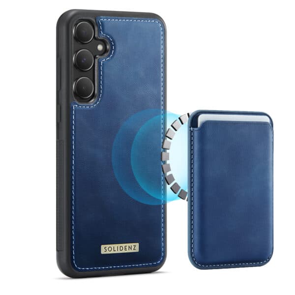 Solidenz Magnetisch Wallet Backcover voor Samsung Galaxy A56 - Blauw