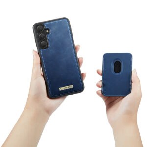 Solidenz Magnetisch Wallet Backcover voor Samsung Galaxy A35 - Blauw - 9