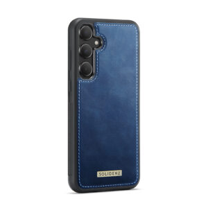 Solidenz Magnetisch Wallet Backcover voor Samsung Galaxy A35 - Blauw - 3