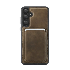 Solidenz Magnetisch Wallet Backcover voor Samsung Galaxy A56 - Bruin - 2