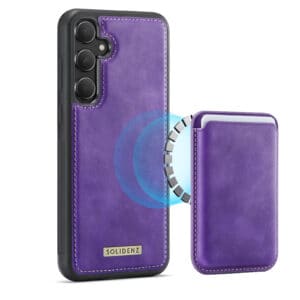 Solidenz Magnetisch Wallet Backcover voor Samsung Galaxy A56 - Paars Main Image