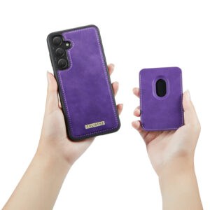 Solidenz Magnetisch Wallet Backcover voor Samsung Galaxy A56 - Paars - 9