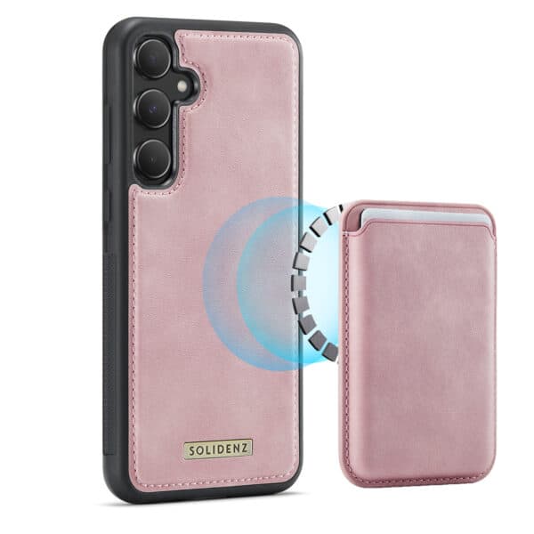 Solidenz Magnetisch Wallet Backcover voor Samsung Galaxy A56 - Roze