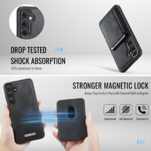 Solidenz Magnetisch Wallet Backcover voor Samsung Galaxy A36 - Zwart - 5