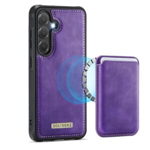Solidenz MagSafe Wallet Backcover voor Samsung Galaxy S25 Plus - Paars Main Image