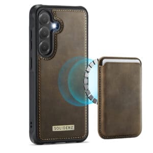 Solidenz MagSafe Wallet Backcover voor Samsung Galaxy S25 Plus - Bruin Main Image