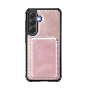 Solidenz Magnetisch Wallet Backcover voor Samsung Galaxy S24 FE - Roze - 2
