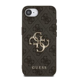 Guess Metal Logo iPhone 16e hoesje - Grijs - 2