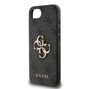 Guess Metal Logo iPhone 16e hoesje - Grijs - 4