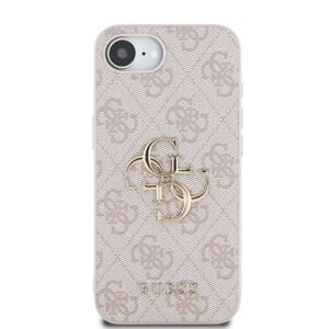 Guess Metal Logo iPhone 16e hoesje - Roze - 2